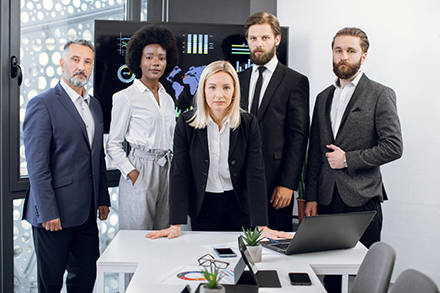 A business adopting defense contractor compliance.