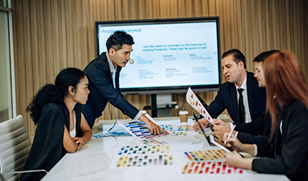 Business laying out their IT infrastructure strategy.