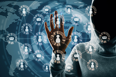 Managed cybersecurity concept art.